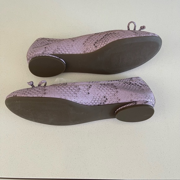 Vionic Callisto Snakeskin Embossed Purple Lavender Leather Ballet Flat size 8 - Picture 12 of 12